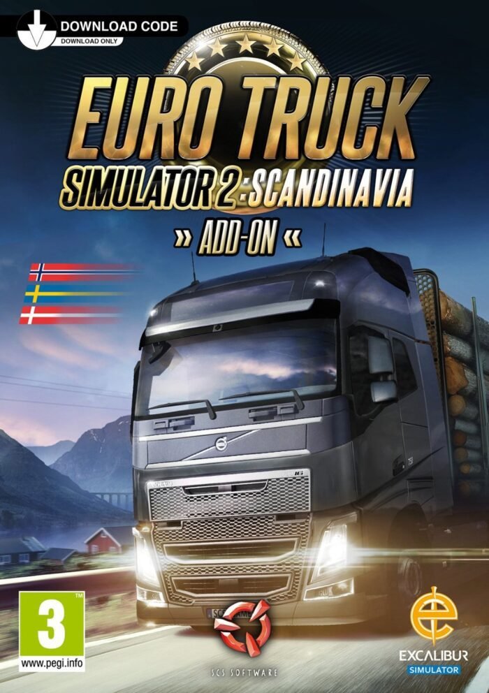 euro truck simulator 2 scandinavia cover original 2 - GameKeyZone