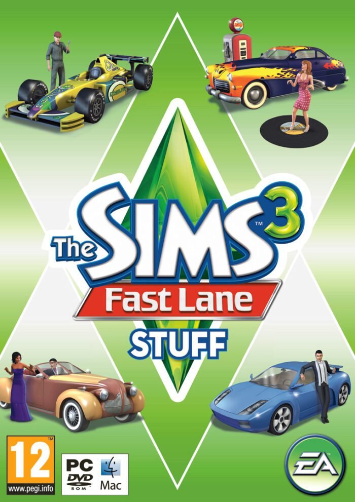 the sims 3 fast lane stuff cover original - GameKeyZone