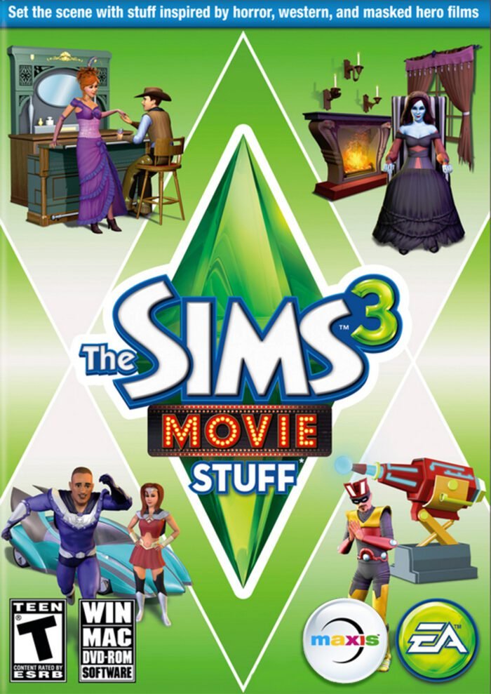 the sims 3 movie stuff cover original - GameKeyZone