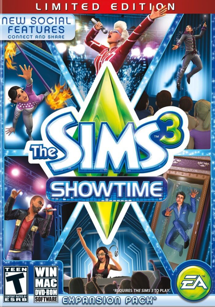 the sims 3 showtime cover original - GameKeyZone