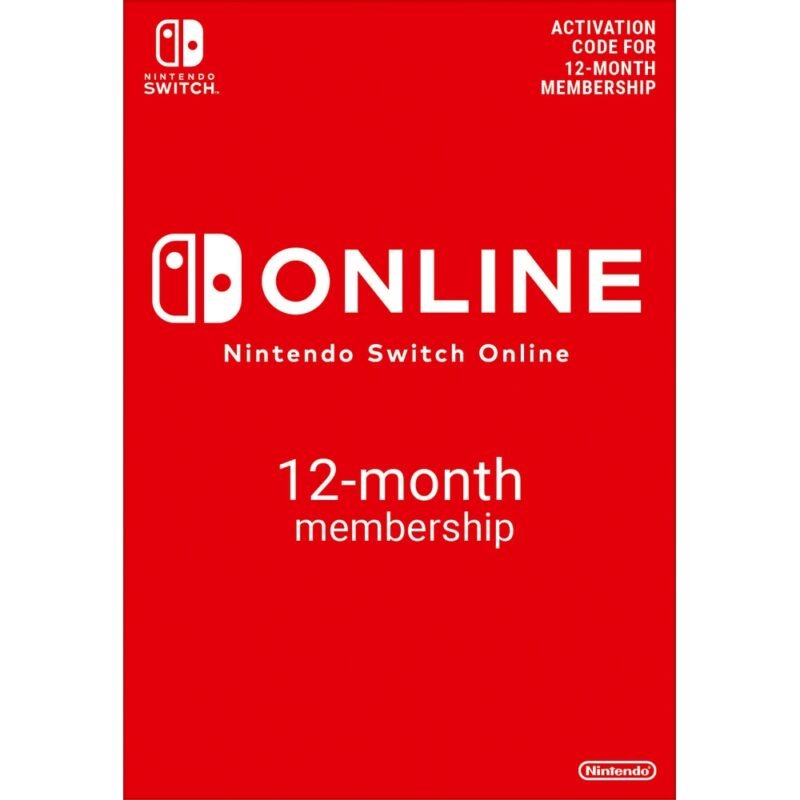 Nintendo Switch Online Membership 12 months