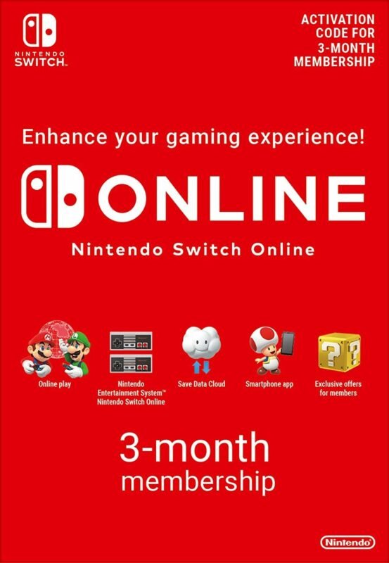 Nintendo Switch Online Membership 3 months