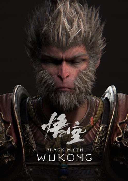 Black Myth: Wukong gameplay screenshot showing Sun Wukong battling a mythical creature on PC via Steam